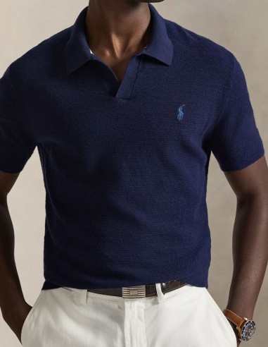 TEXTURED COTTON-LINEN JUMPER