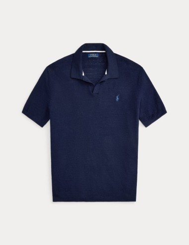 ΜΠΛΟΥΖΑ POLO TEXTURED COTTON-LINEN