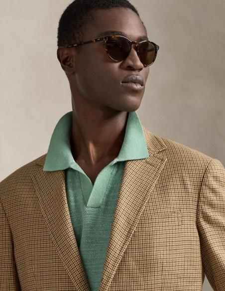 ΜΠΛΟΥΖΑ POLO TEXTURED COTTON-LINEN