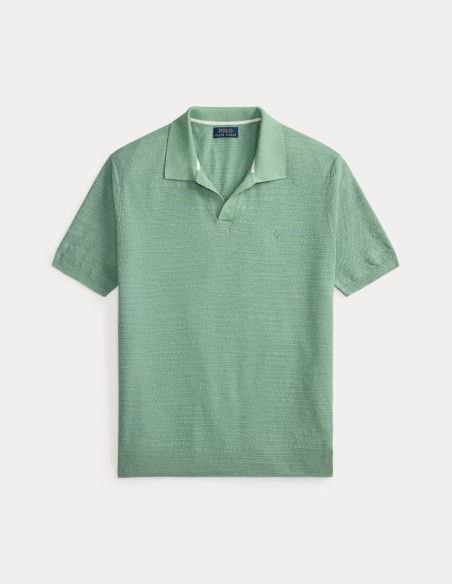 ΜΠΛΟΥΖΑ POLO TEXTURED COTTON-LINEN