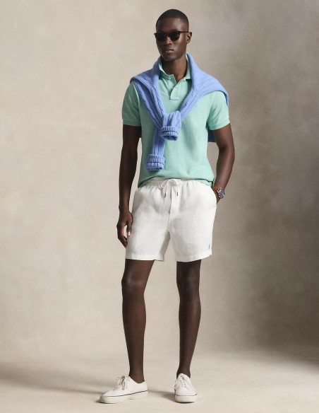 SLIM FIT MESH POLO SHIRT