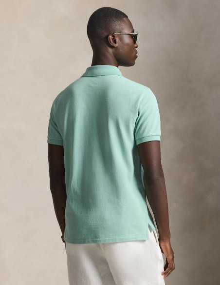 SLIM FIT MESH POLO SHIRT