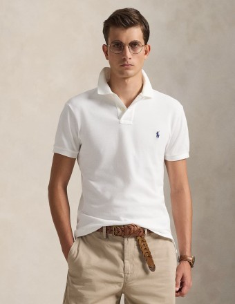 SLIM FIT MESH POLO SHIRT
