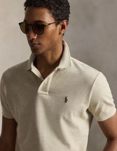 CUSTOM FIT MESH POLO SHIRT
