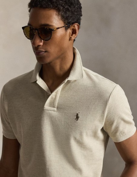 CUSTOM FIT MESH POLO SHIRT