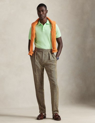 CUSTOM FIT MESH POLO SHIRT