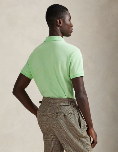 CUSTOM FIT MESH POLO SHIRT