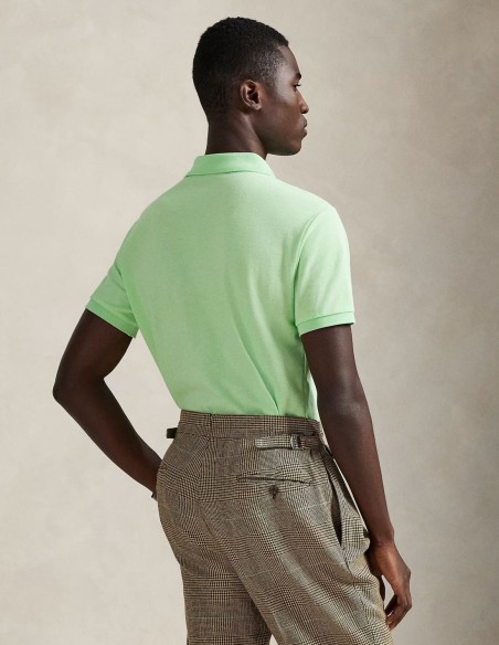 CUSTOM FIT MESH POLO SHIRT