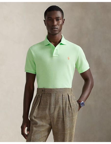 CUSTOM FIT MESH POLO SHIRT