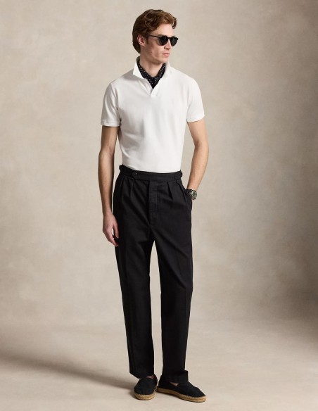 CUSTOM FIT STRETCH MESH POLO SHIRT