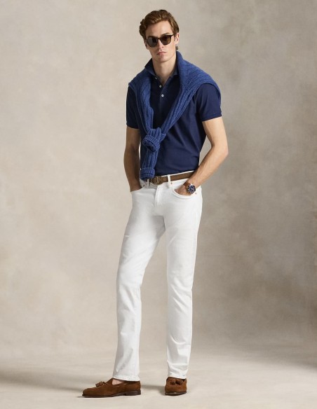 CUSTOM FIT HONEYCOMB-MESH POLO SHIRT