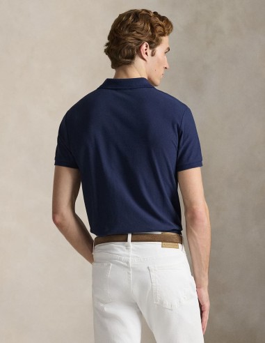 CUSTOM FIT HONEYCOMB-MESH POLO SHIRT