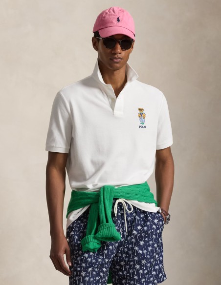 ΜΠΛΟΥΖΑ POLO MESH POLO BEAR CUSTOM FIT