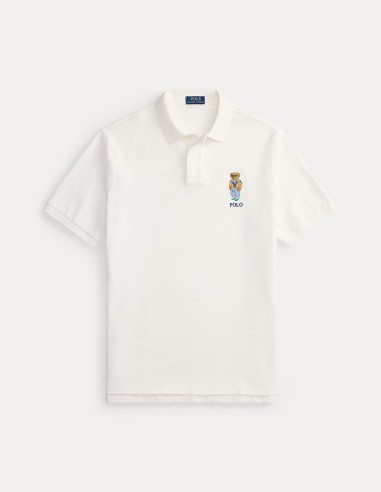 ΜΠΛΟΥΖΑ POLO MESH POLO BEAR CUSTOM FIT