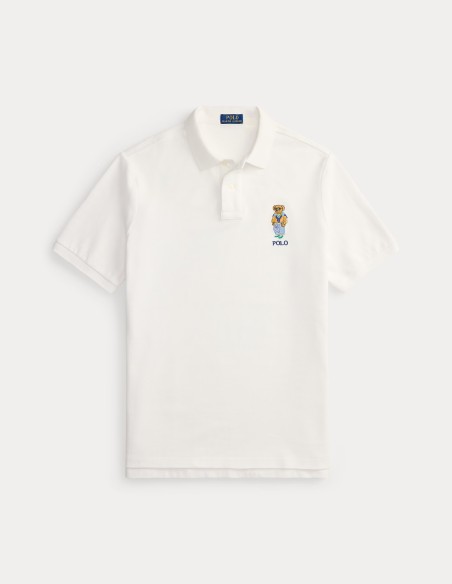 ΜΠΛΟΥΖΑ POLO MESH POLO BEAR CUSTOM FIT