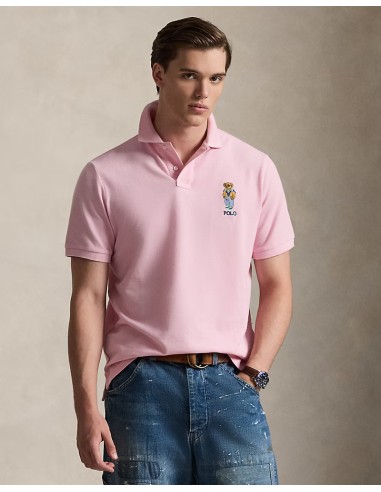 CUSTOM FIT POLO BEAR MESH POLO SHIRT