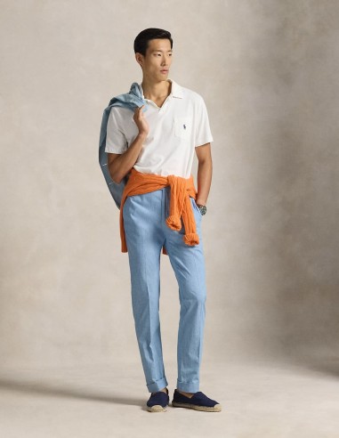 ΜΠΛΟΥΖΑ POLO COTTON-LINEN STANDARD FIT