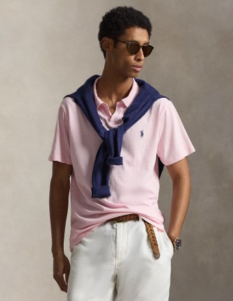 ΜΠΛΟΥΖΑ POLO COTTON-LINEN...