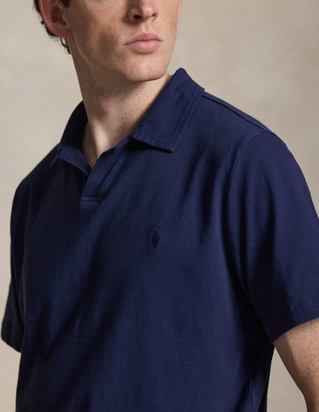ΜΠΛΟΥΖΑ POLO COTTON-LINEN STANDARD FIT