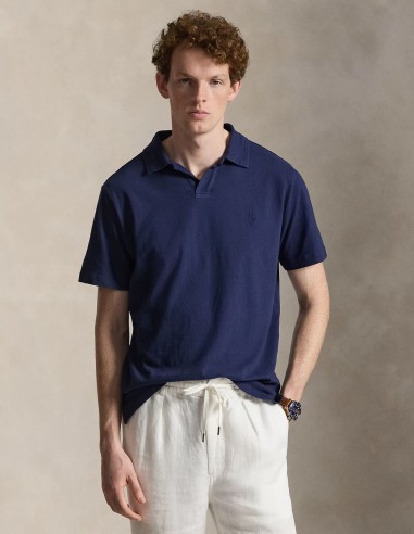ΜΠΛΟΥΖΑ POLO COTTON-LINEN STANDARD FIT