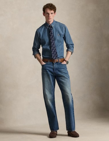 ΠΟΥΚΑΜΙΣΟ DENIM CUSTOM FIT