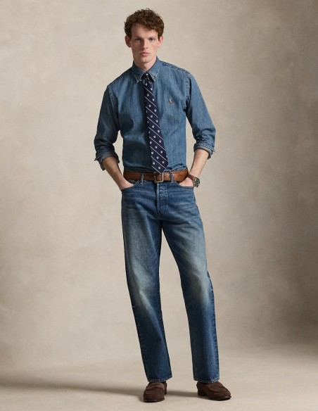 ΠΟΥΚΑΜΙΣΟ DENIM CUSTOM FIT