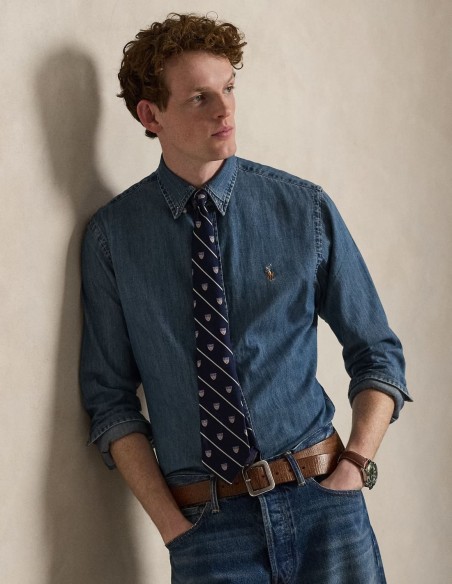 ΠΟΥΚΑΜΙΣΟ DENIM CUSTOM FIT