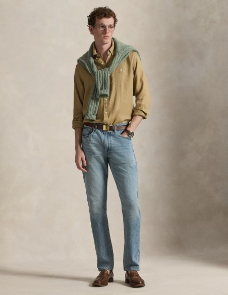 CUSTOM FIT LINEN SHIRT