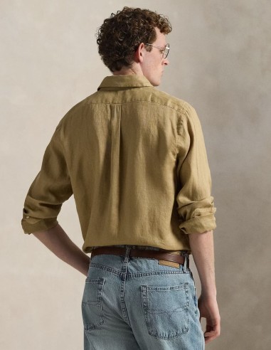 CUSTOM FIT LINEN SHIRT