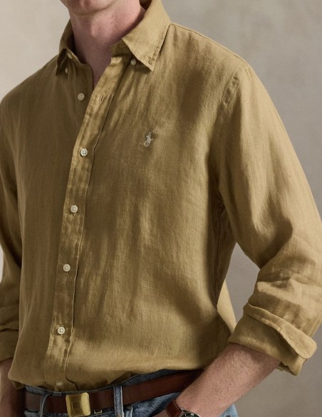 CUSTOM FIT LINEN SHIRT