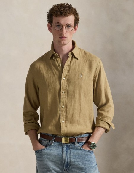 CUSTOM FIT LINEN SHIRT