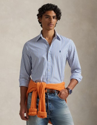 CUSTOM FIT STRIPED...