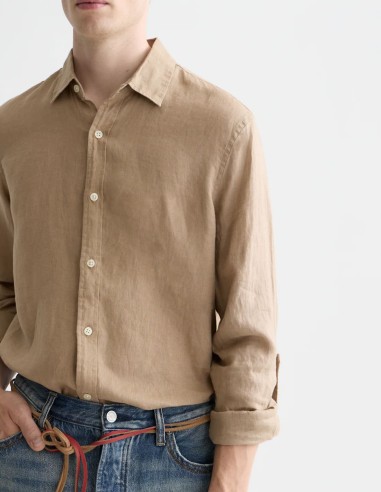 ΠΟΥΚΑΜΙΣΟ LINEN REGULAR FIT