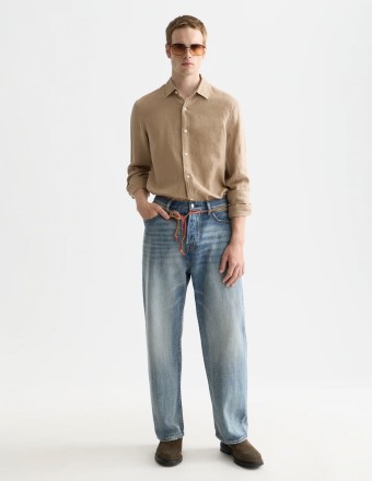 ΠΟΥΚΑΜΙΣΟ LINEN REGULAR FIT 2