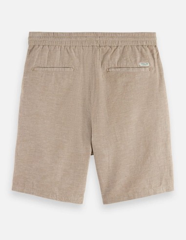 ΒΕΡΜΟΥΔΑ CHINO COTTON LINEN CORE FAVE
