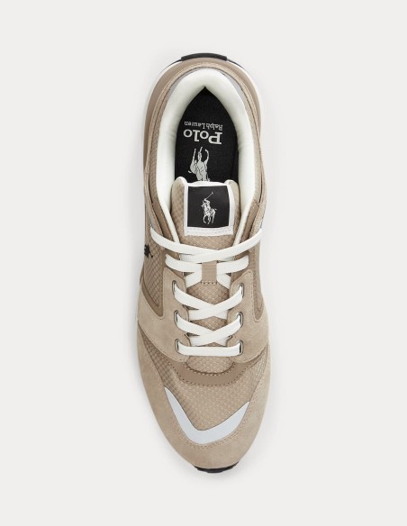 TRAIN 89 V2 SUEDE-PANELLED TRAINER