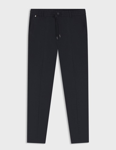 MODERN-FIT TROUSERS IN A LINEN BLEND
