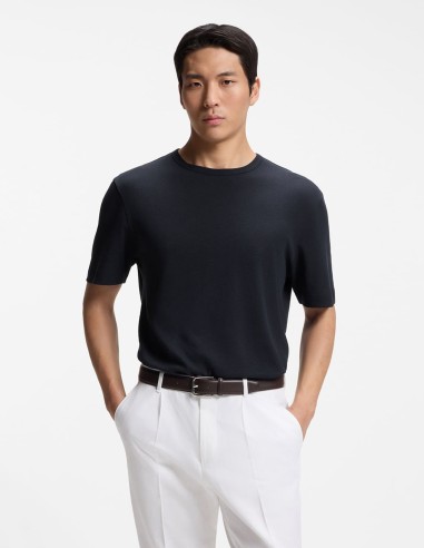 T-SHIRT COTTON-LINEN REGULAR FIT