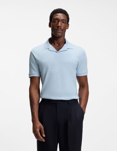 ΜΠΛΟΥΖΑ POLO COTTON LINEN JOHNNY COLLAR