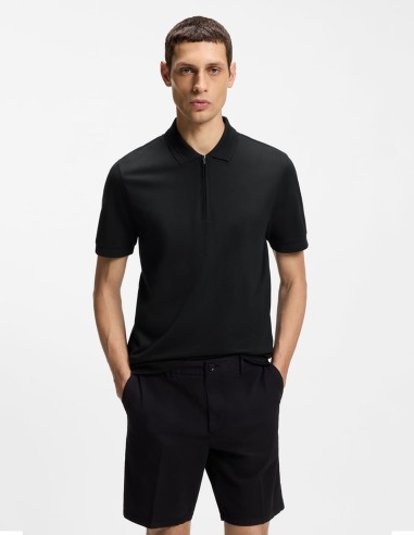 ΜΠΛΟΥΖΑ POLO COTTON BLEND WITH ZIP...