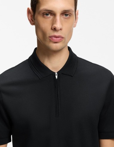 ΜΠΛΟΥΖΑ POLO COTTON BLEND WITH ZIP...