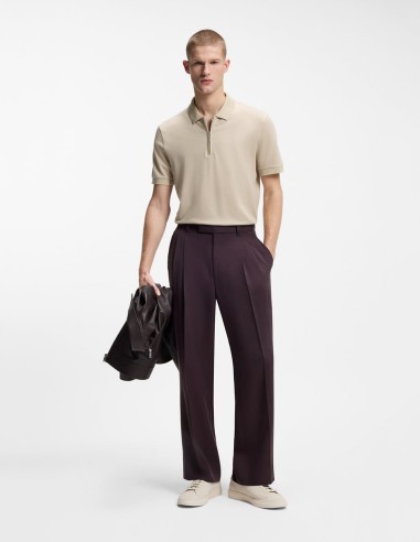ΜΠΛΟΥΖΑ POLO COTTON BLEND WITH ZIP...