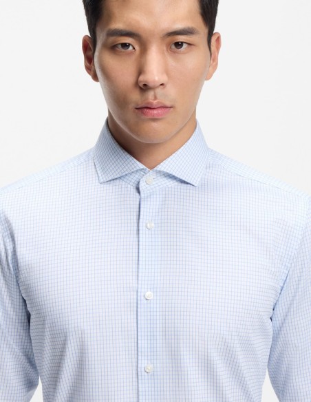 SLIM FIT EASY IRON CHECKED SHIRT