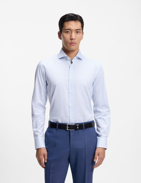 SLIM FIT EASY IRON CHECKED SHIRT