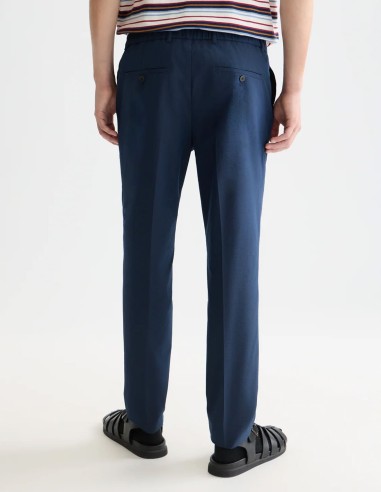 WARREN SEERSUCKER STRAIGHT FIT JOGGER