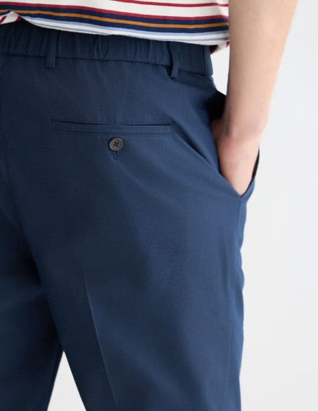 WARREN SEERSUCKER STRAIGHT FIT JOGGER