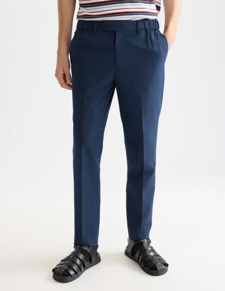 WARREN SEERSUCKER STRAIGHT FIT JOGGER