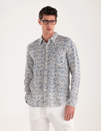 REGULAR FIT FLORAL PRINTED...