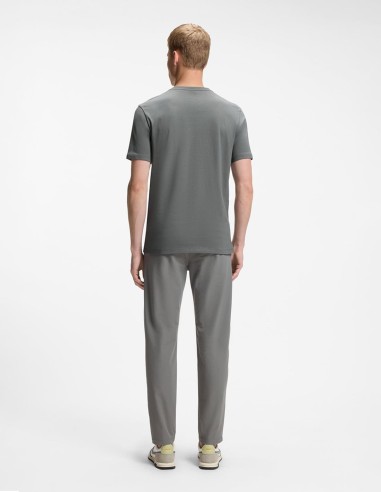 COTTON T-SHIRT WITH LOGO PATCH