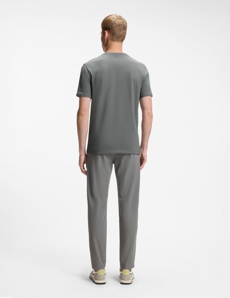 COTTON T-SHIRT WITH LOGO PATCH